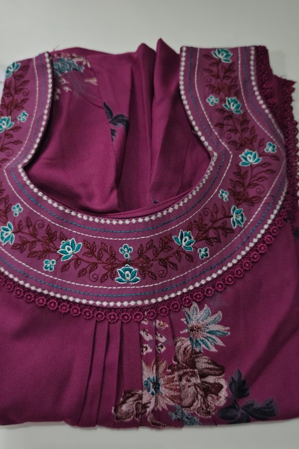 Shandar Premium Nighty XXL Maroon #002526