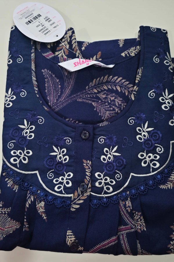 Shandar Premium Nighty M Royal Blue #002516