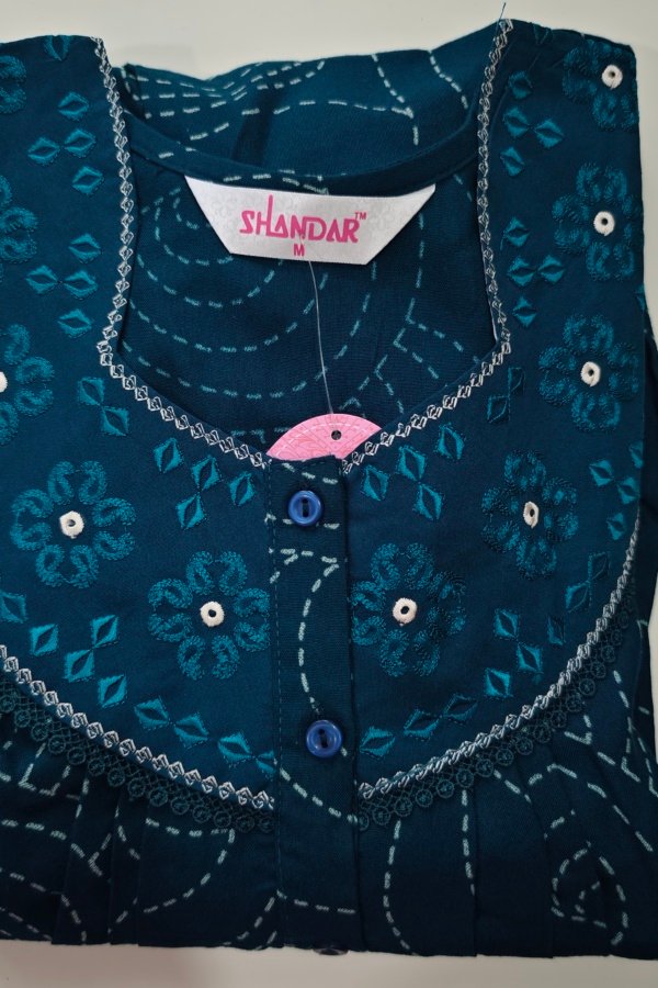Shandar Premium Nighty M Navy Blue #002517