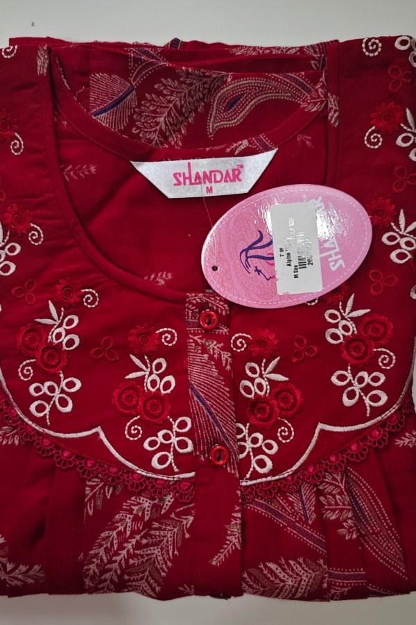 Shandar Premium Nighty M Pink #002521