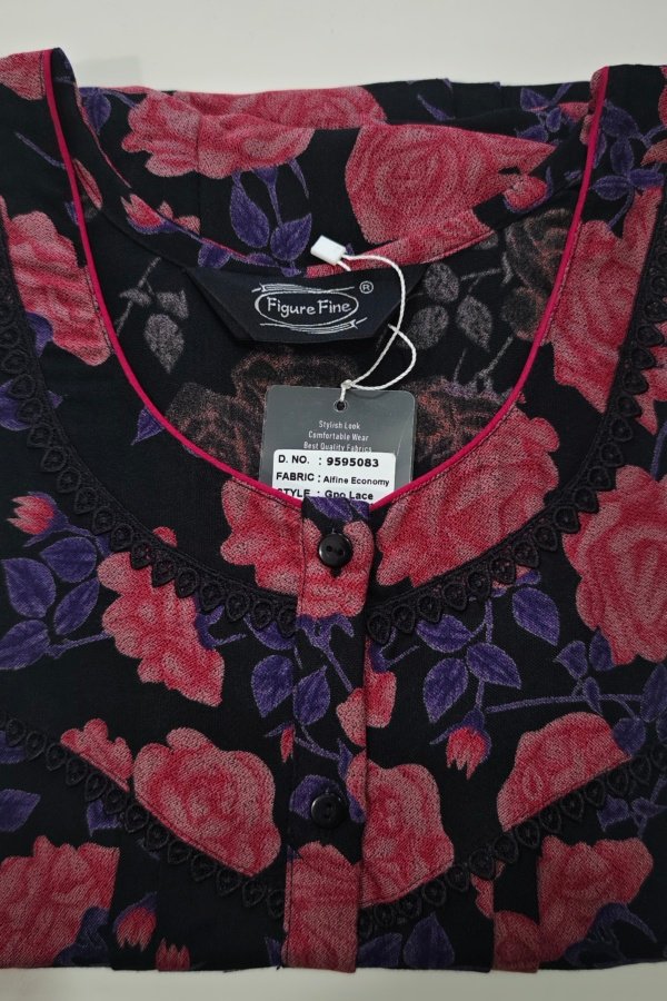 Figure Fine Alpine Nighty L Black #002547
