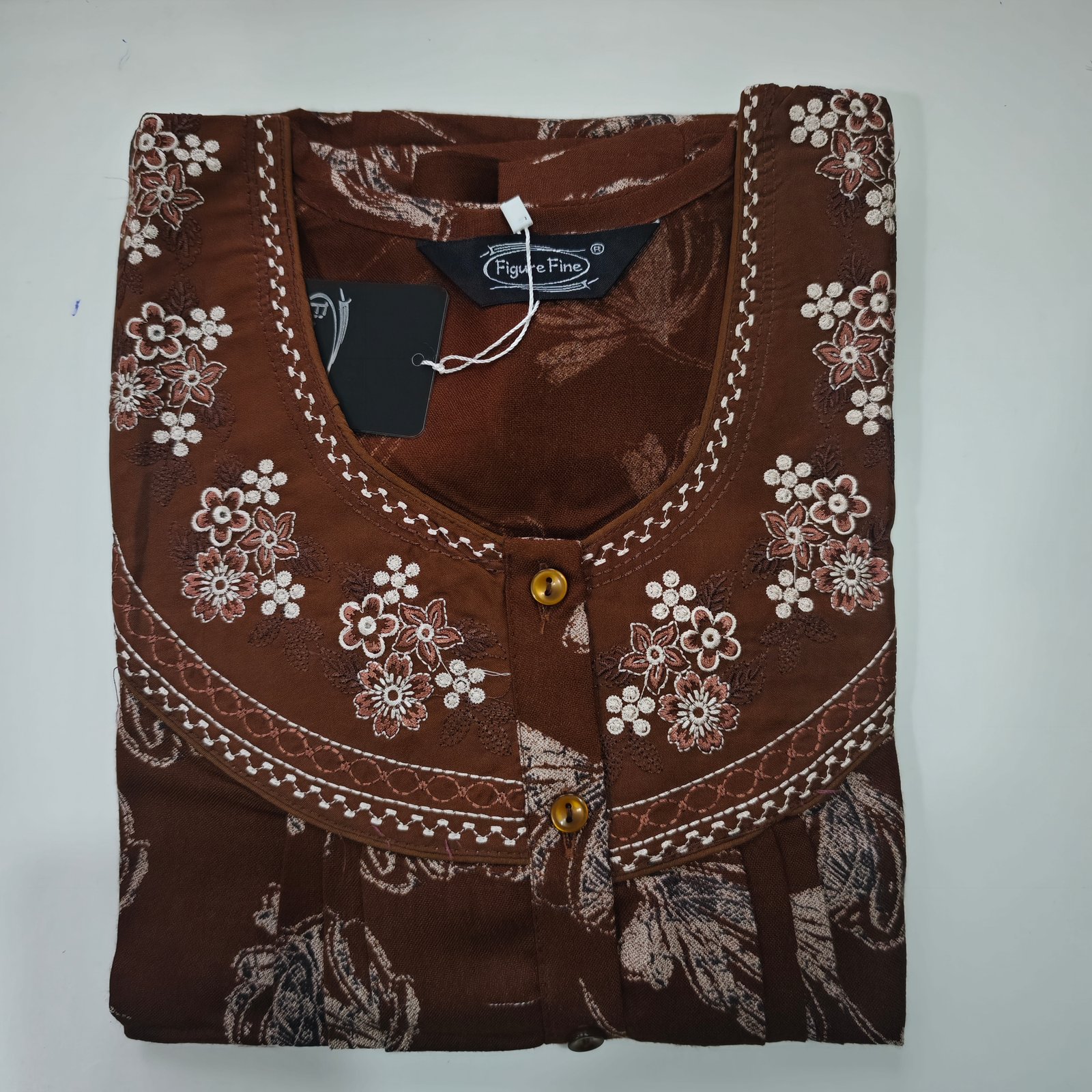 Figure Fine Alpine Nighty L Brown #002565