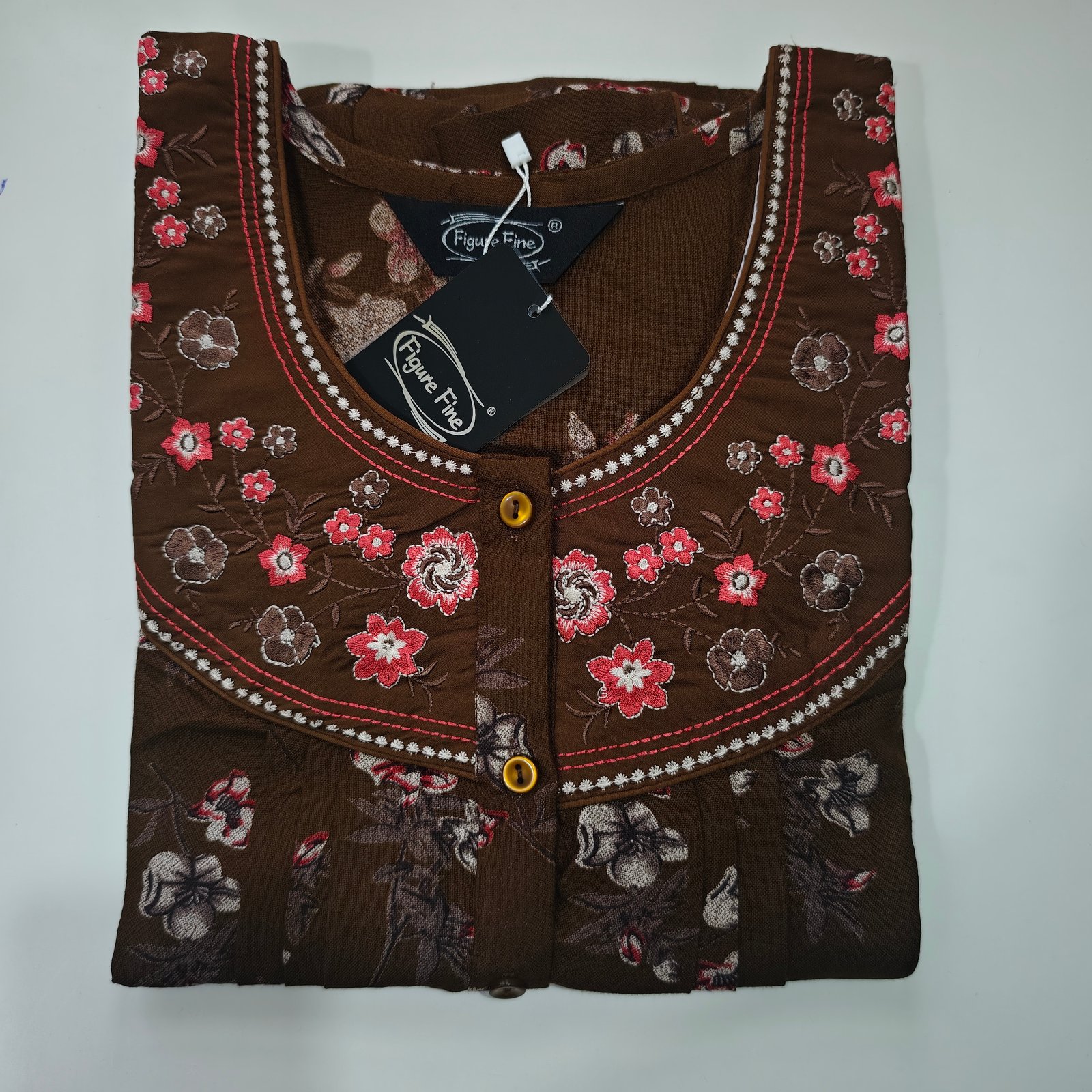 Figure Fine Alpine Nighty L Brown #002582