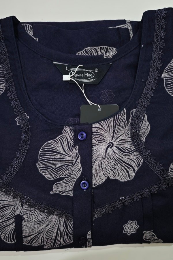 Figure Fine Alpine Nighty L Royal Blue #002633