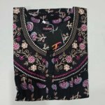 Figure Fine Cotton Nighty L Black #002753