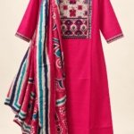 Pink Dabu cotton 3 piece set XL Pink #002876