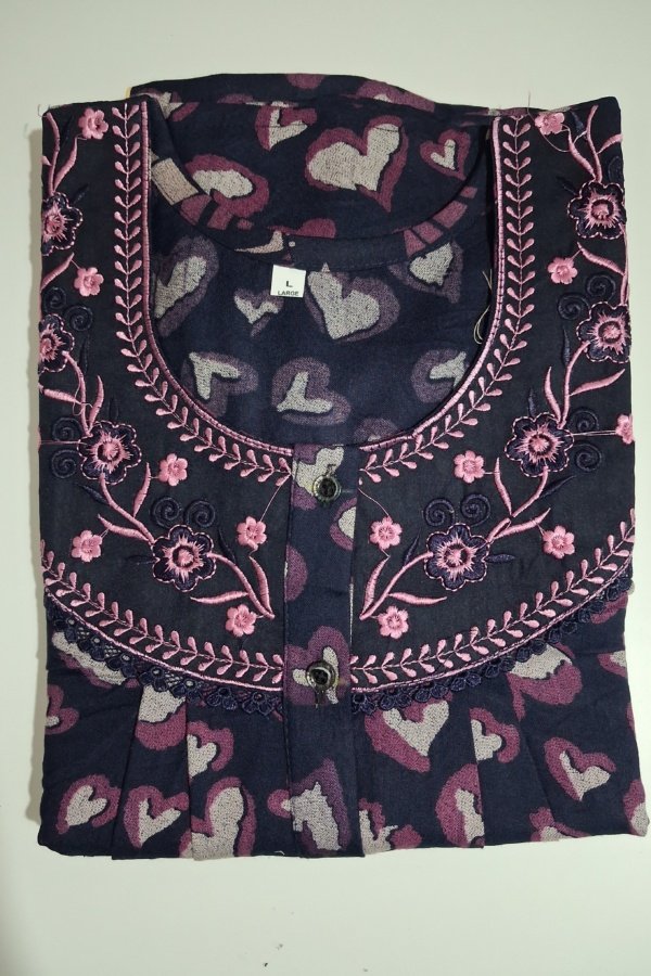 Alphine nighties l L Black #002939