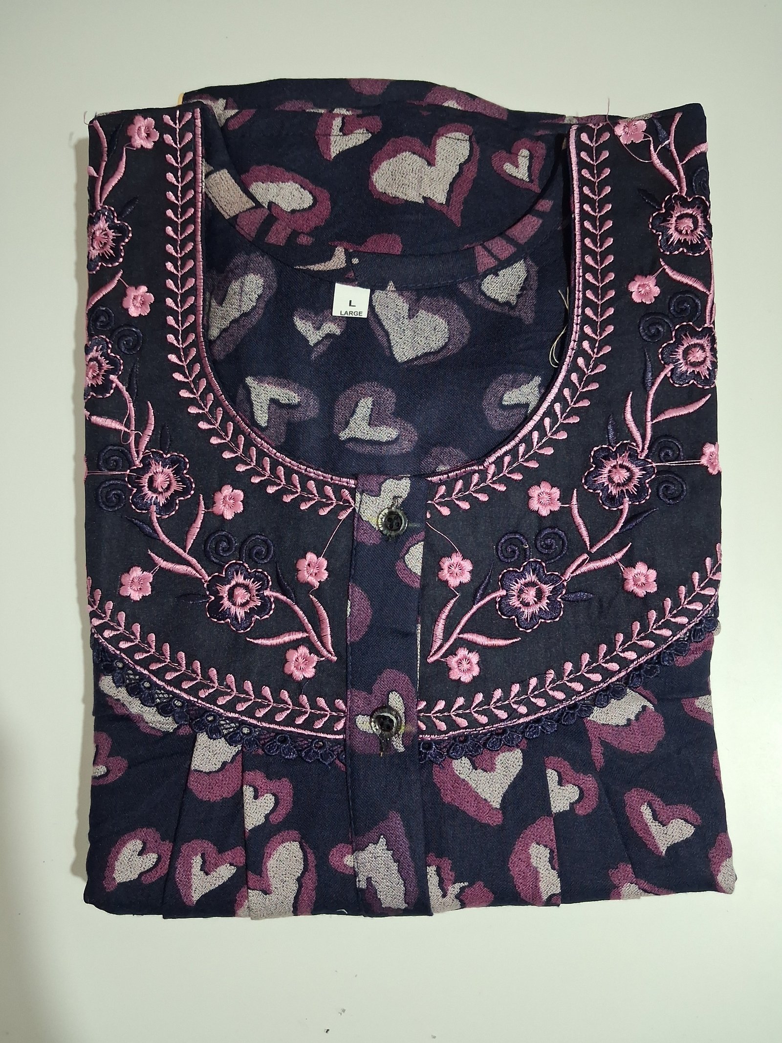 Alphine nighties l L Black #002939