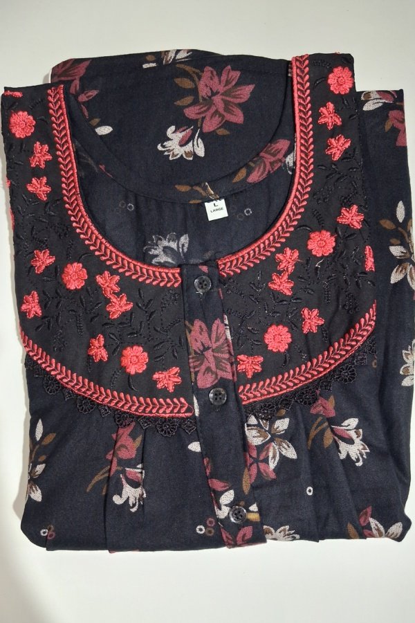 Alphine nighties l L Black #002937