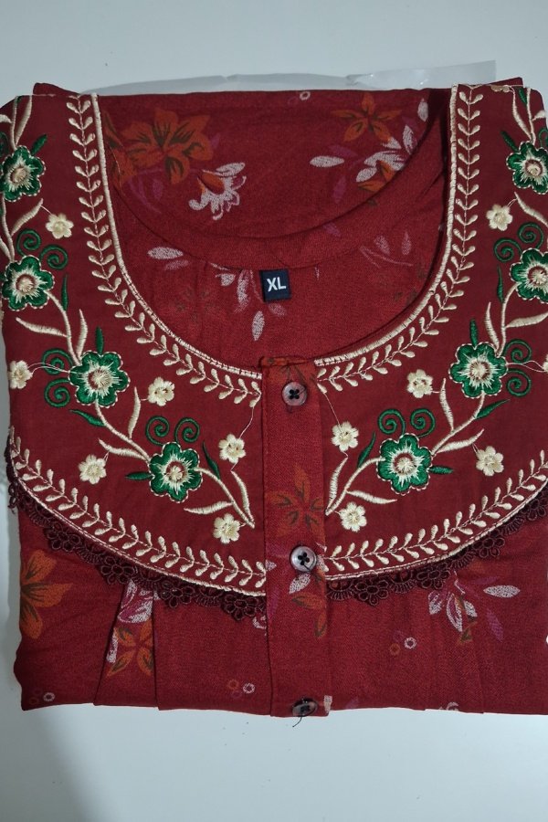 Alpine nighties Xl XL Crimson #003030