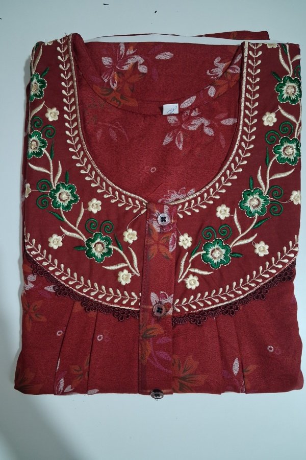 Alphine nighties Xxl XXL Crimson #003043