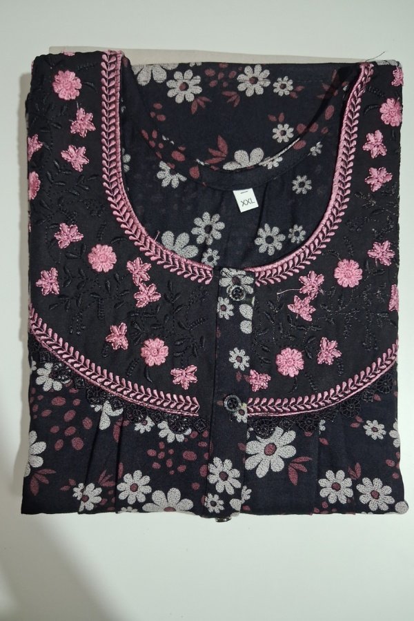 Alphine nighties Xxl XXL Black #003040