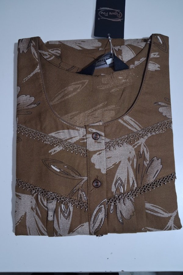 Alphine figure fine l L Brown #002908