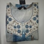 Alphine embroidery figure fine l L Mint #002916