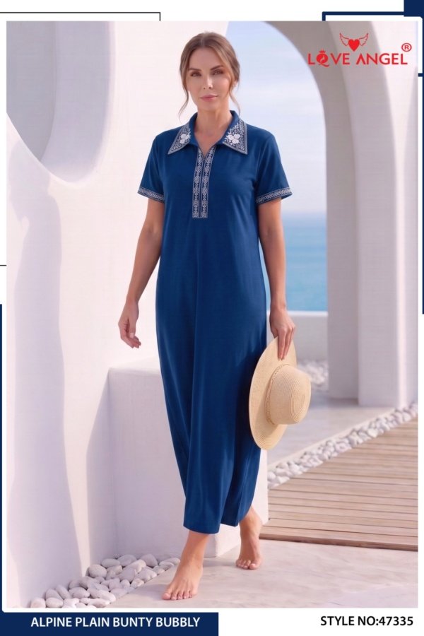 Alphine colour nighties L L Mint #002969