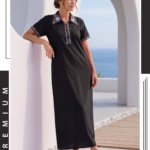 Alphine colour nighties L L Black #002965