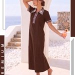 Alphine colour nighties L L Brown #002968