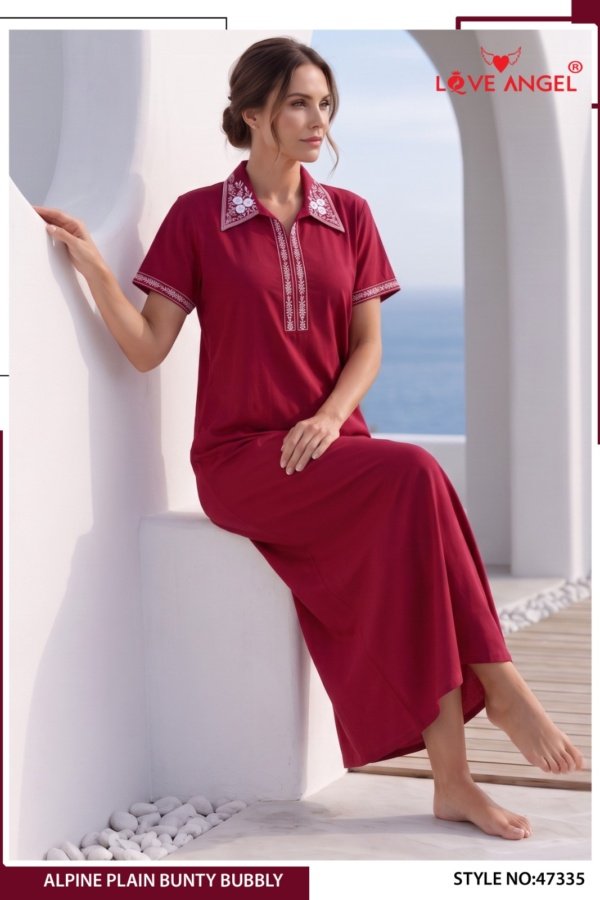 Alphine colour nighties L L Pink #002967