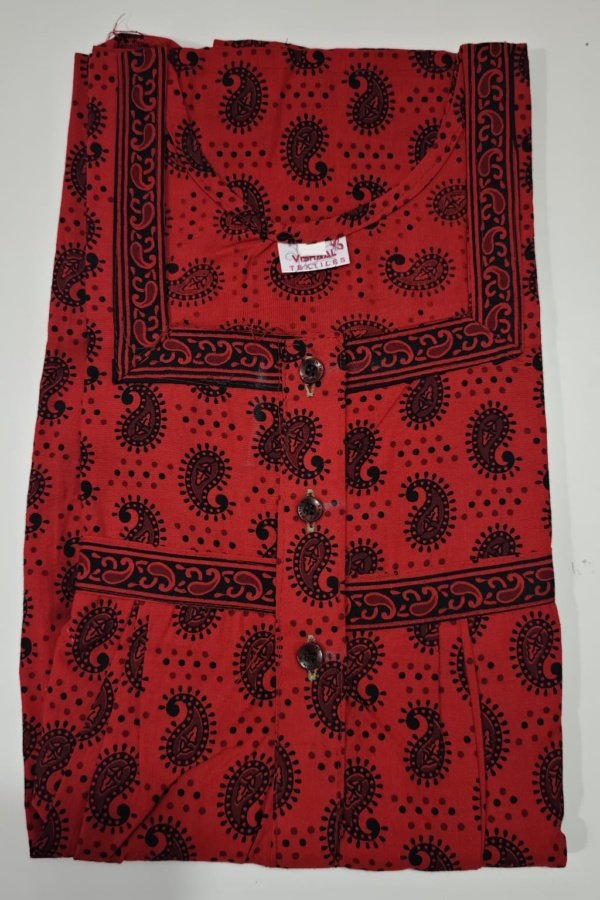 Jyothi Cotton XXL XXL Crimson #003111